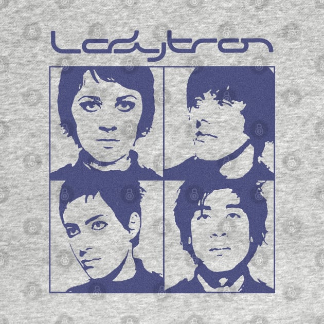 Ladytron Band Collage Fanart Design by snowblood